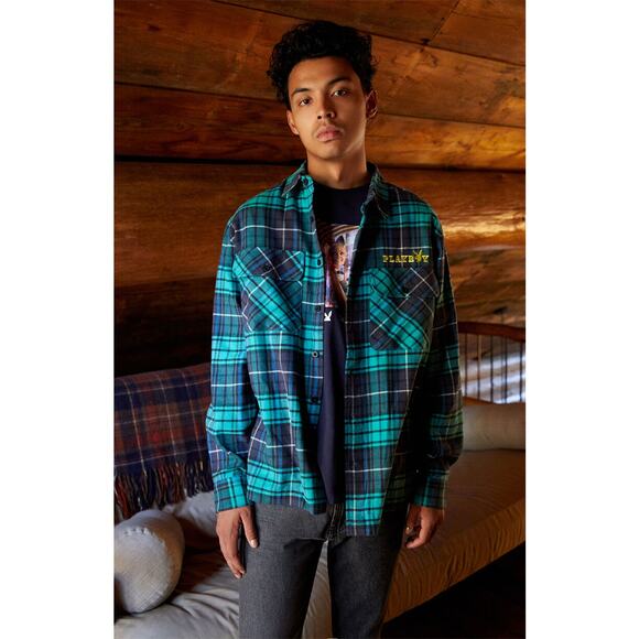 PLAYBOY Other - Playboy By PacSun Street Plaid Flannel Shirt Mens Size XL